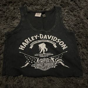 LG Harley Davison cropped tank